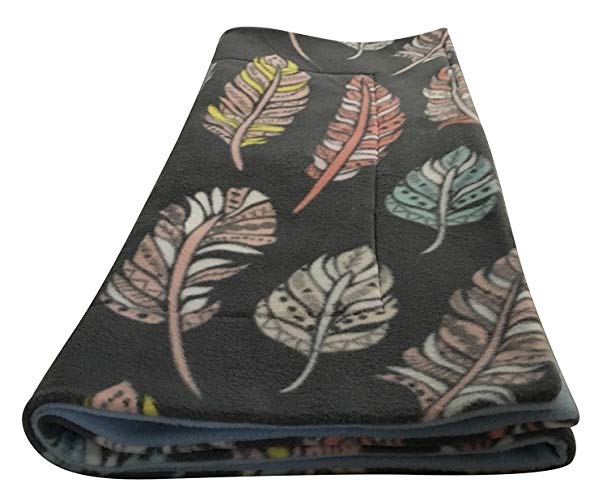 Midwest Cage Liner | Feathers on Gray