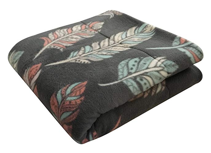 Midwest Cage Liner | Feathers on Gray