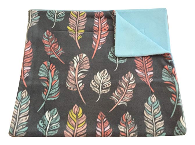 Midwest Cage Liner | Feathers on Gray